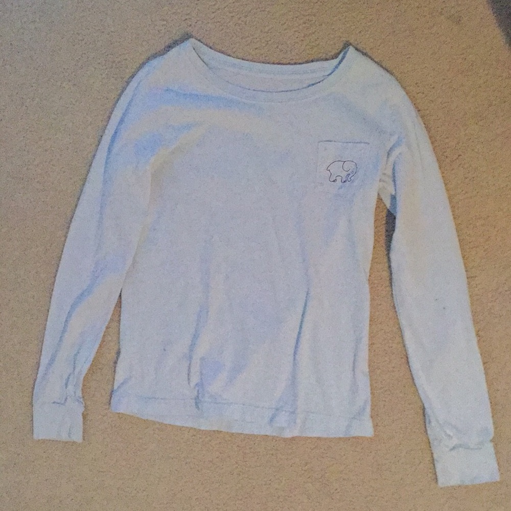 Long sleeve ivory Ella t-shirt